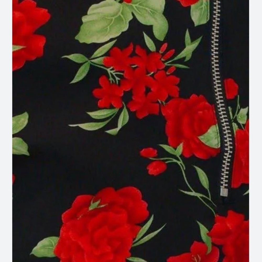 Island Avenue Daily Red Roses Floral Drawstring Shorts Men’s Size Large - Picture 3 of 14